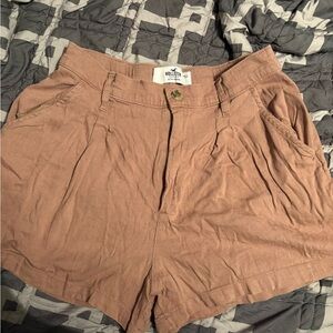Hollister Women's Ultra High Waist Brown Shorts